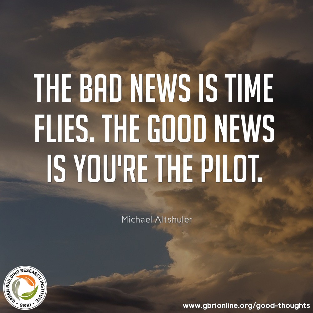 The bad news is time flies | Michael Altshuler – GBRI Online